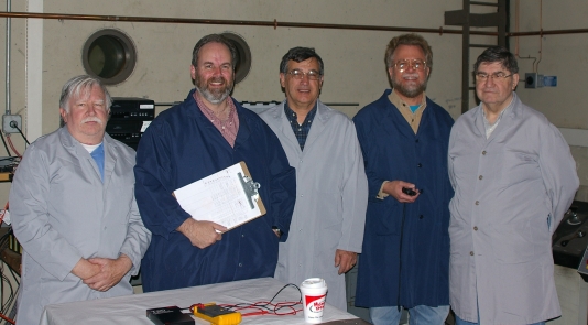 Volunteers at a Test Session: Bob, Ken, Bill, Ed, Jack